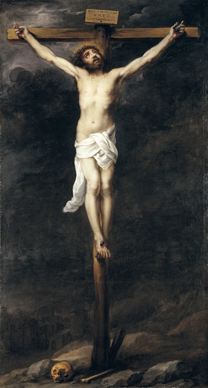 Kristus på korset, 1660-70 av Bartolomé Esteban Murillo