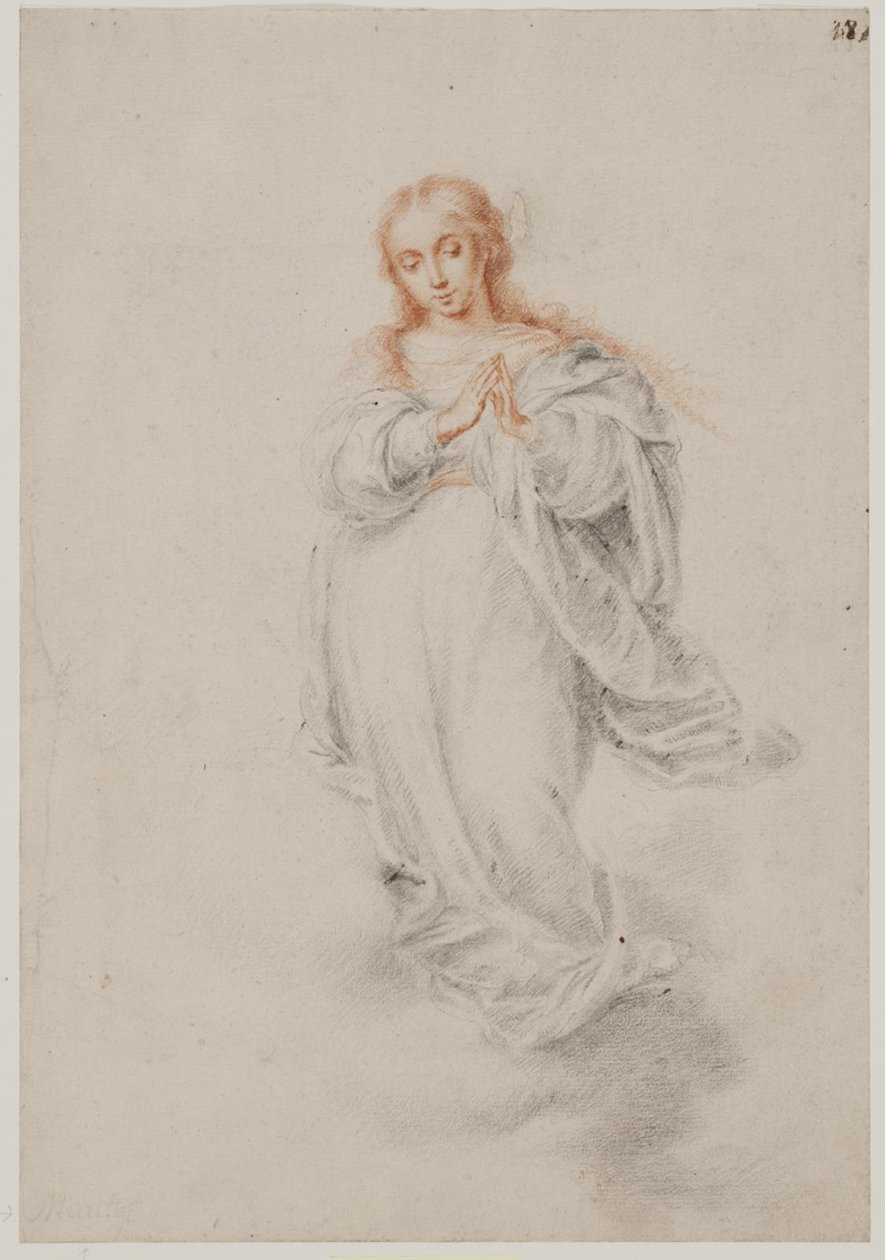 Den ulastelige unnfangelse, Jomfru Maria av Bartolomé Esteban Murillo