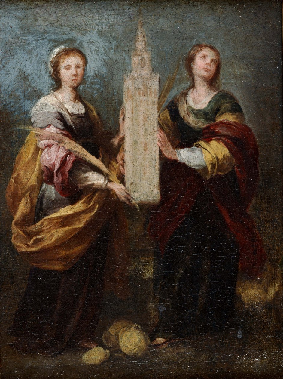 De hellige Justa og Rufina, ca 1665 av Bartolomé Esteban Murillo