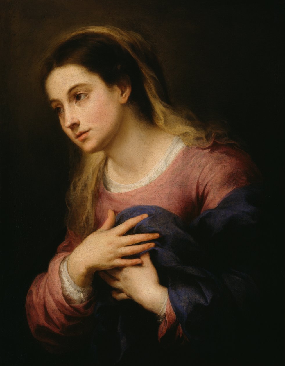 Bebudelsens jomfru, 1670-80 av Bartolomé Esteban Murillo
