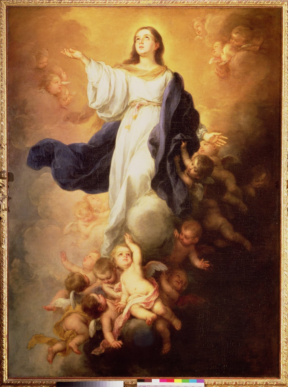 The Assumption of the Virgin, 1670-tallet av Bartolomé Esteban Murillo