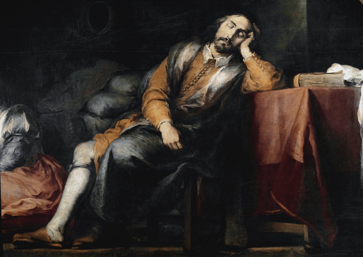 Historien om grunnleggelsen av Santa Maria Maggiore i Roma: drømmen om patricieren av Bartolomé Esteban Murillo