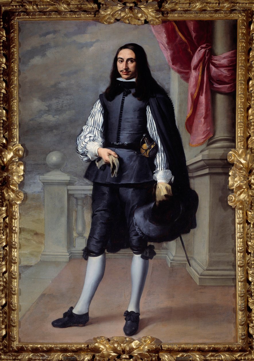 Portrett til fots av Fernandez de Velasco, gentleman fra Sevilla Maleri av Bartolome Murillo (1618-1682) 1659 Søn. 2,08x1,38 m av Bartolomé Esteban Murillo