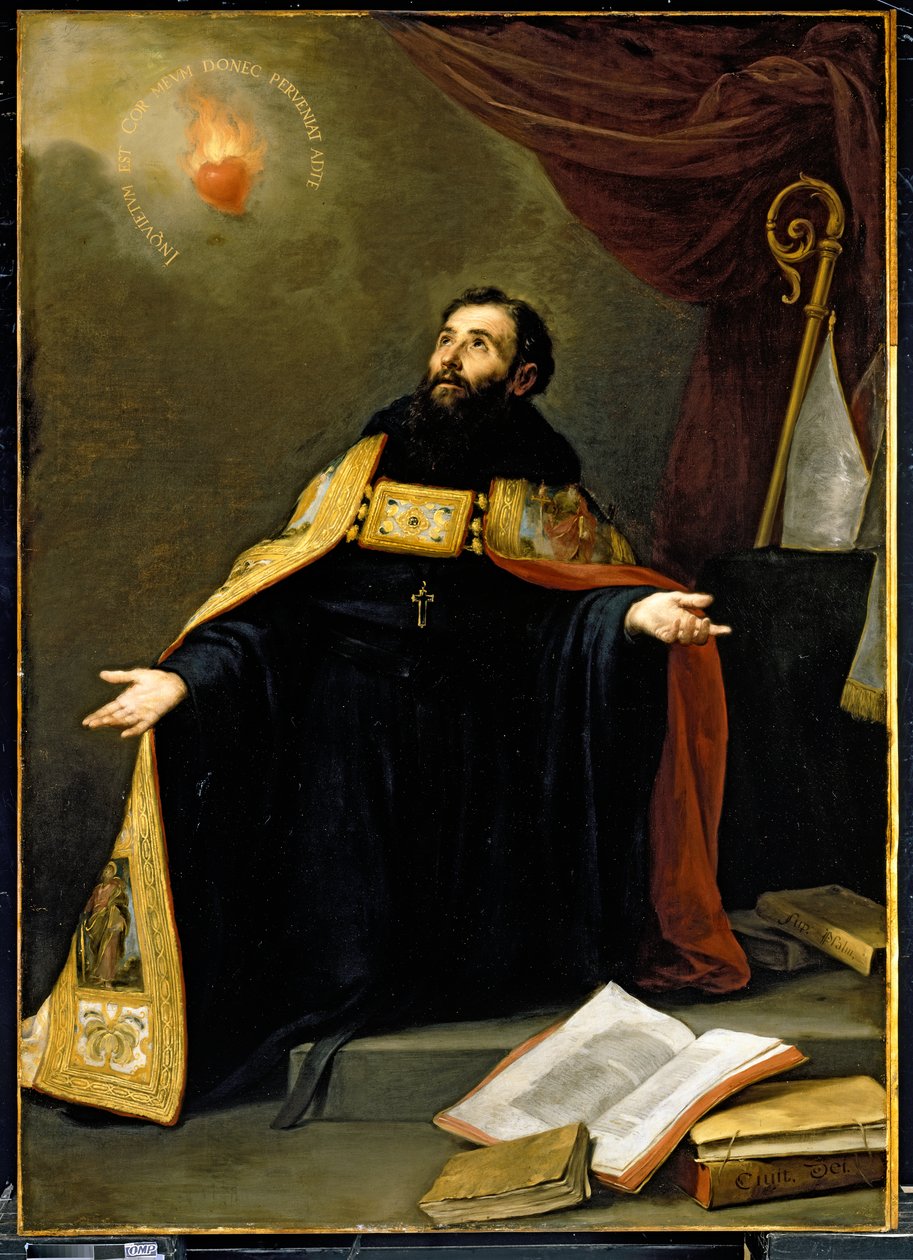 Saint Augustine i ekstase av Bartolomé Esteban Murillo