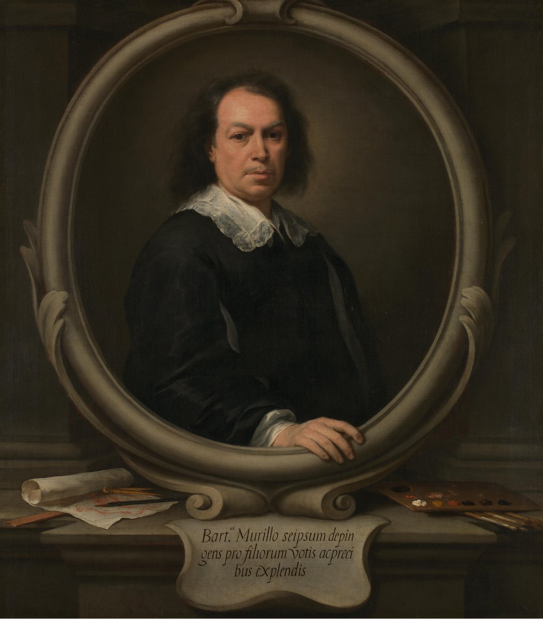 Selvportrett, ca. 1670-73 (olje på lerret) av Bartolomé Esteban Murillo