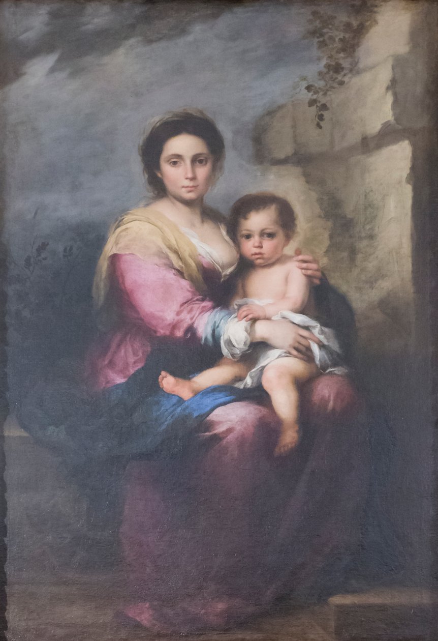Den ammende Madonna av Bartolomé Esteban Murillo