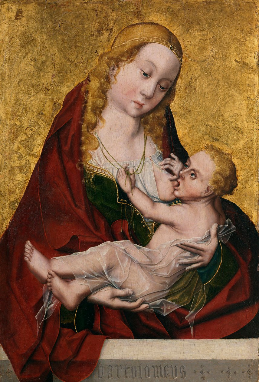 ""Vierge allaitant l