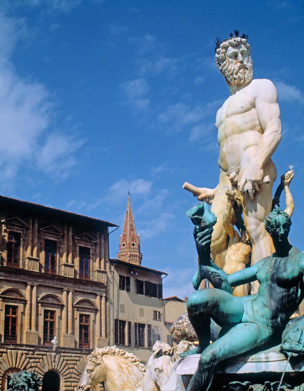 The Fountain of Neptun, 1560-75 (marmor og bronse) av Bartolomeo Ammannati