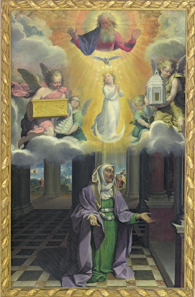 St. Anne og den ulastelige unnfangelse av Bartolomeo Cesi