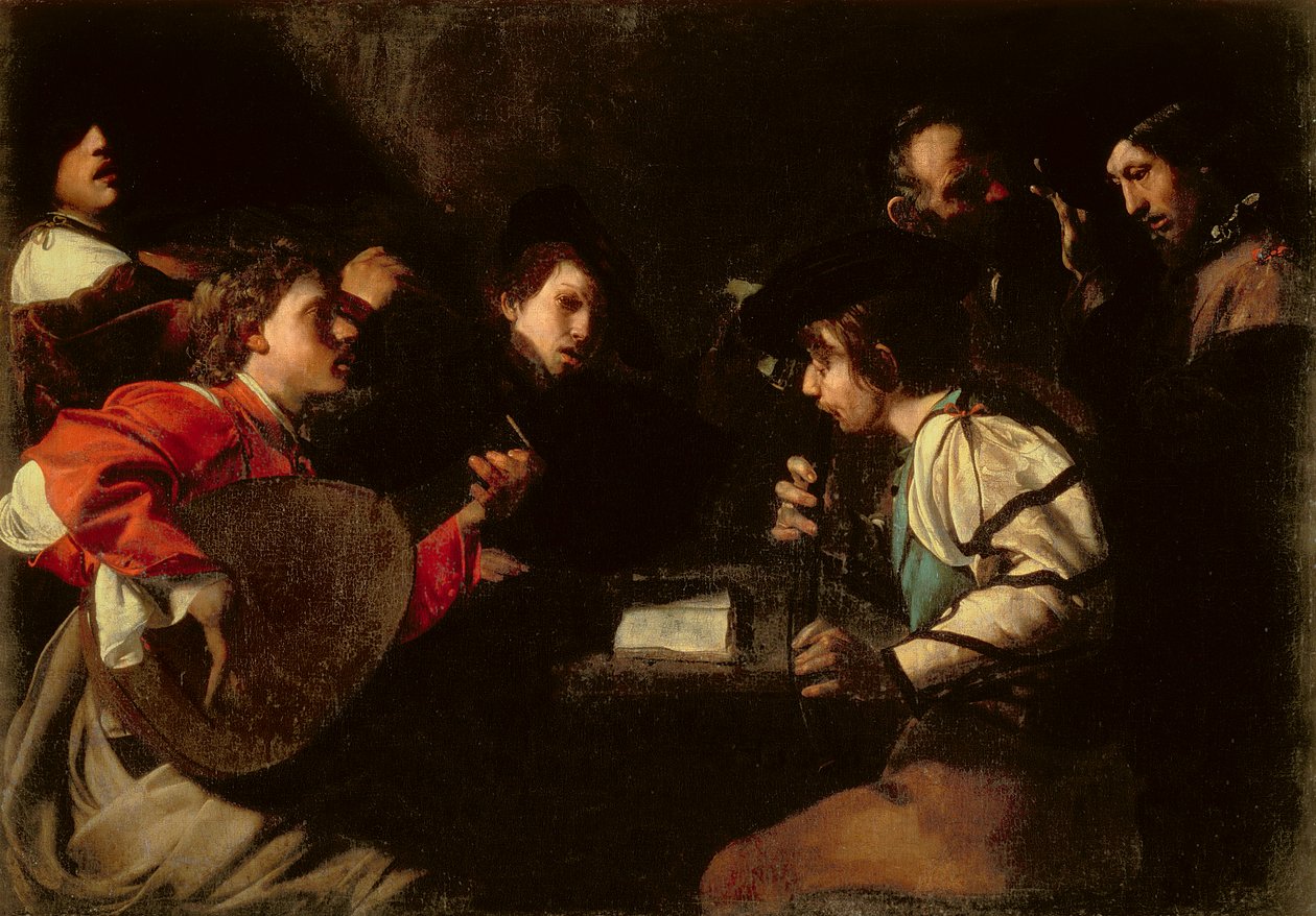 En konsert, ca. 1610-20 av Bartolomeo Manfredi