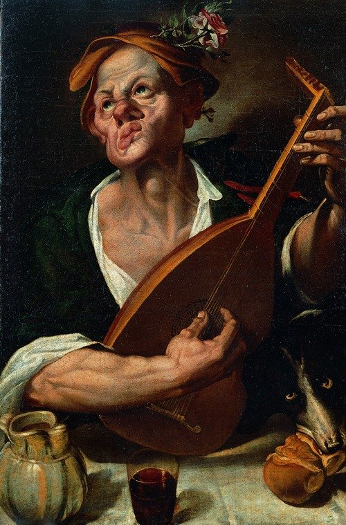 Lute palyer av Bartolomeo Passarotti