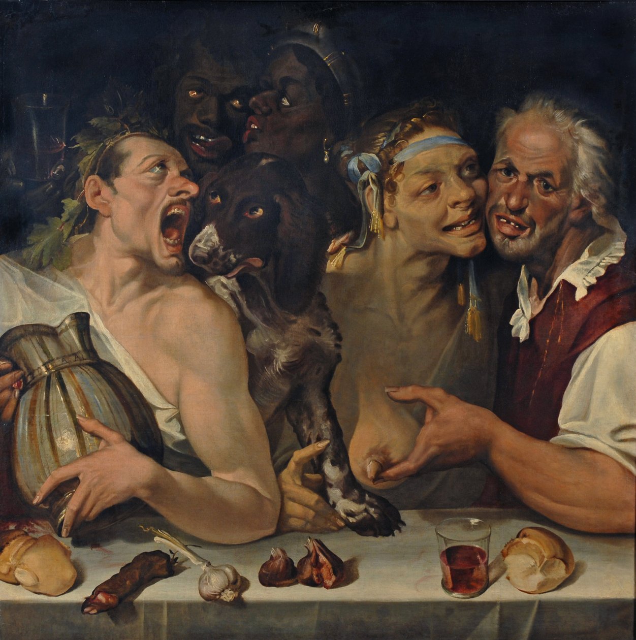 Godt selskap av Bartolomeo Passarotti