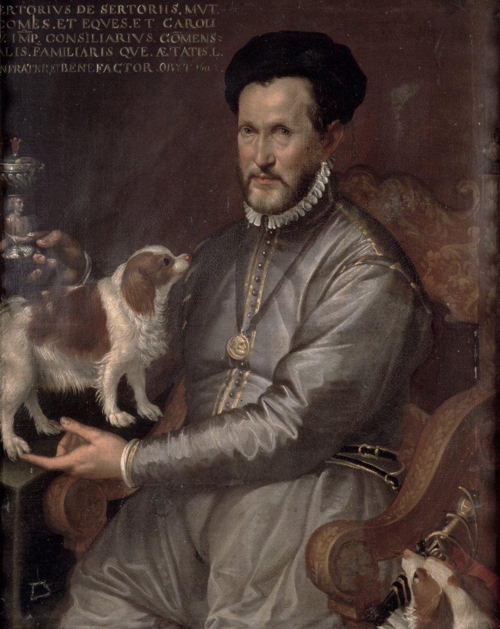 Portrett av grev Sertorio av Bartolomeo Passarotti