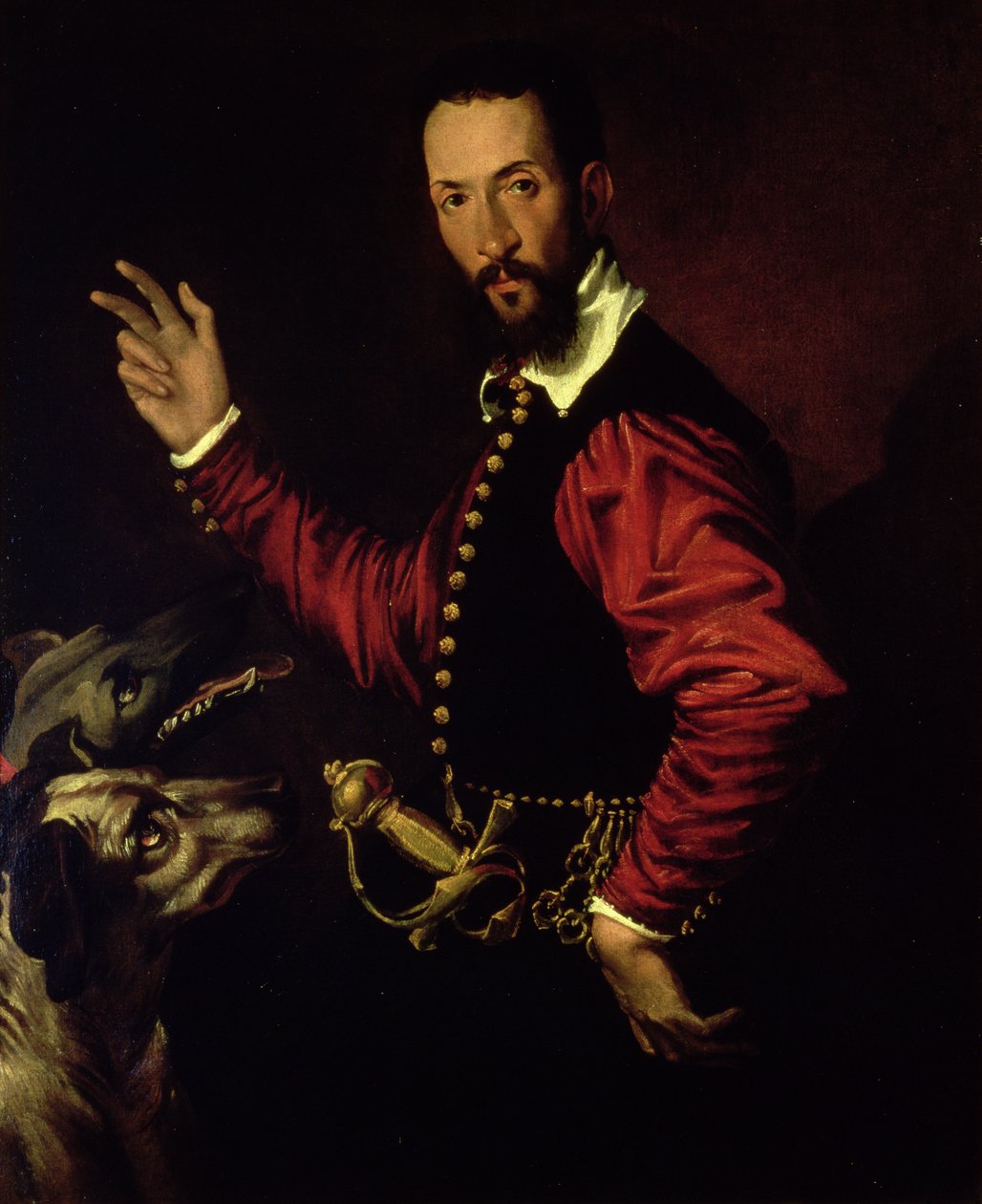 Portrett av Guidubaldo II della Rovere, hertugen av Urbino av Bartolomeo Passarotti