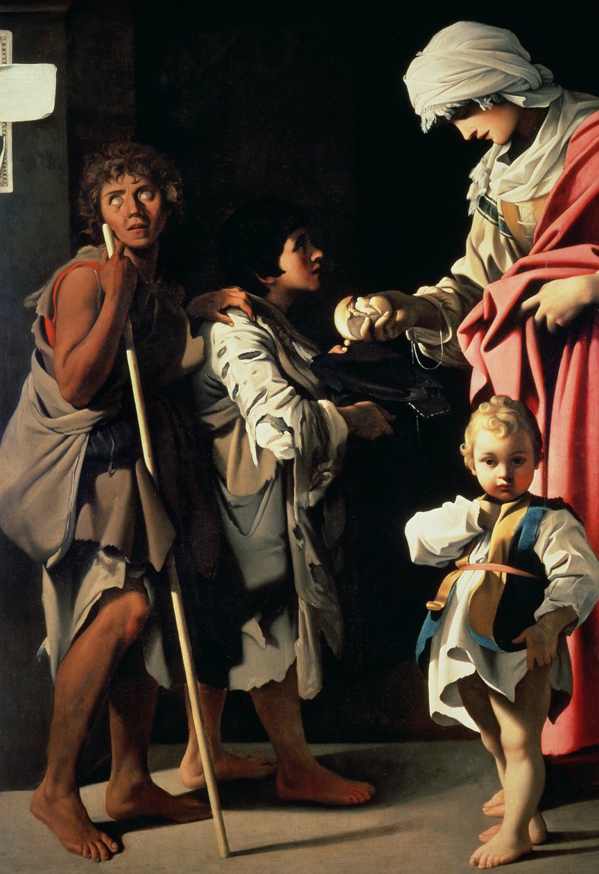 Velgjørenhet, ca. 1611 av Bartolomeo Schedoni