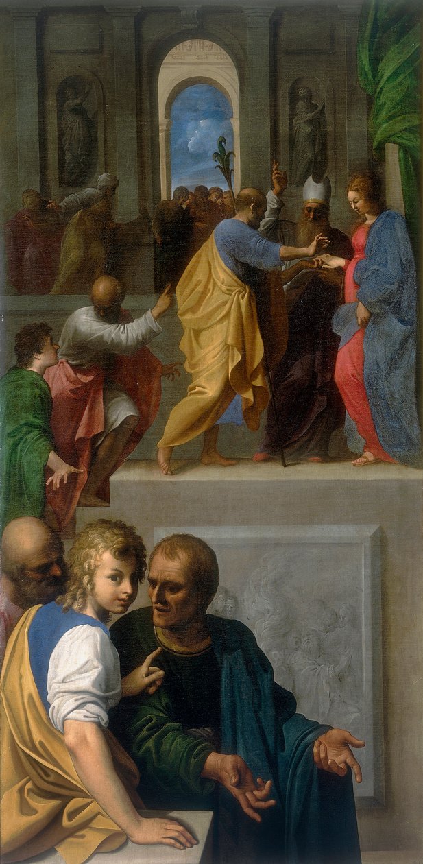 Jomfruens bryllup av Bartolomeo Schedoni
