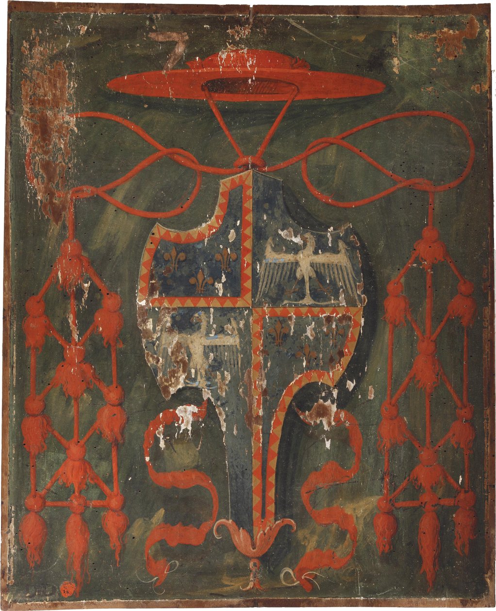 Våpenskjold fra kardinal Ippolito d’Este (1479–1520) av Bartolomeo Veneto