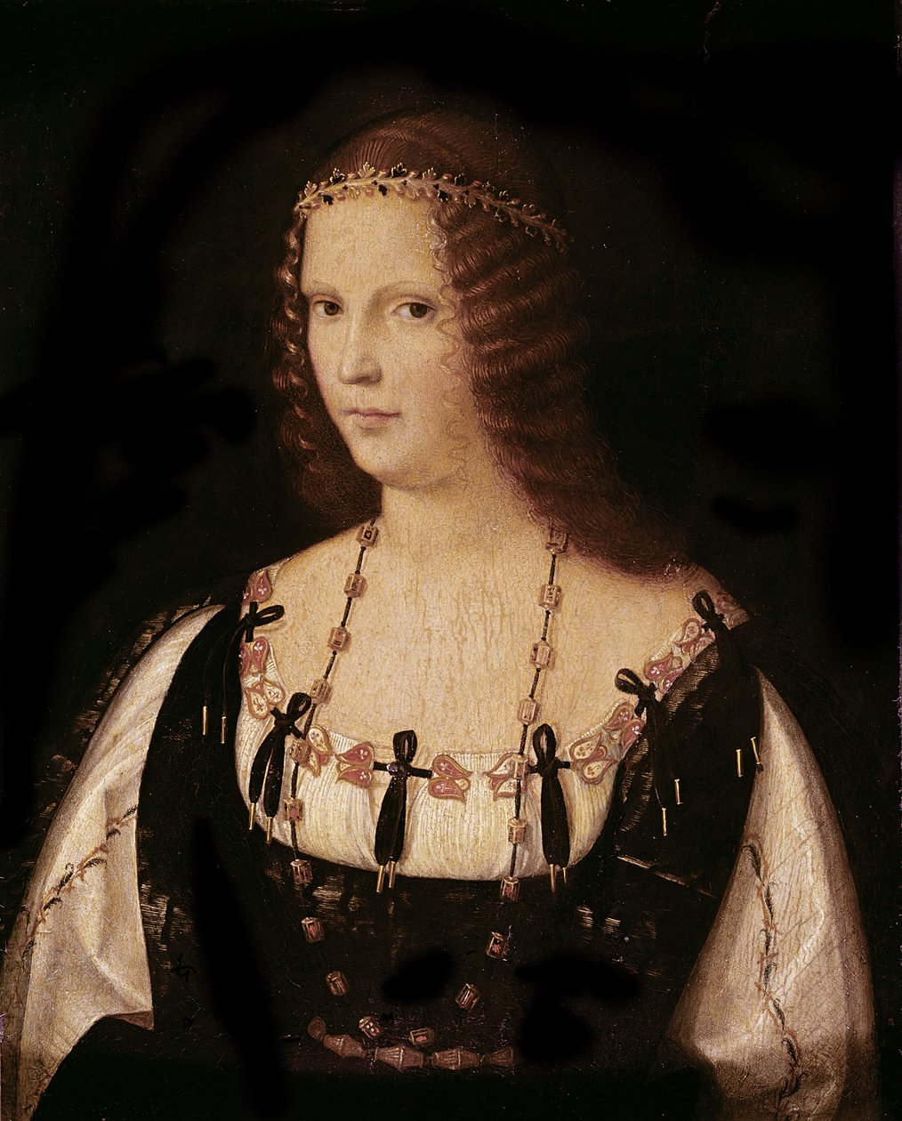 Portrett av en dame av Bartolomeo Veneto