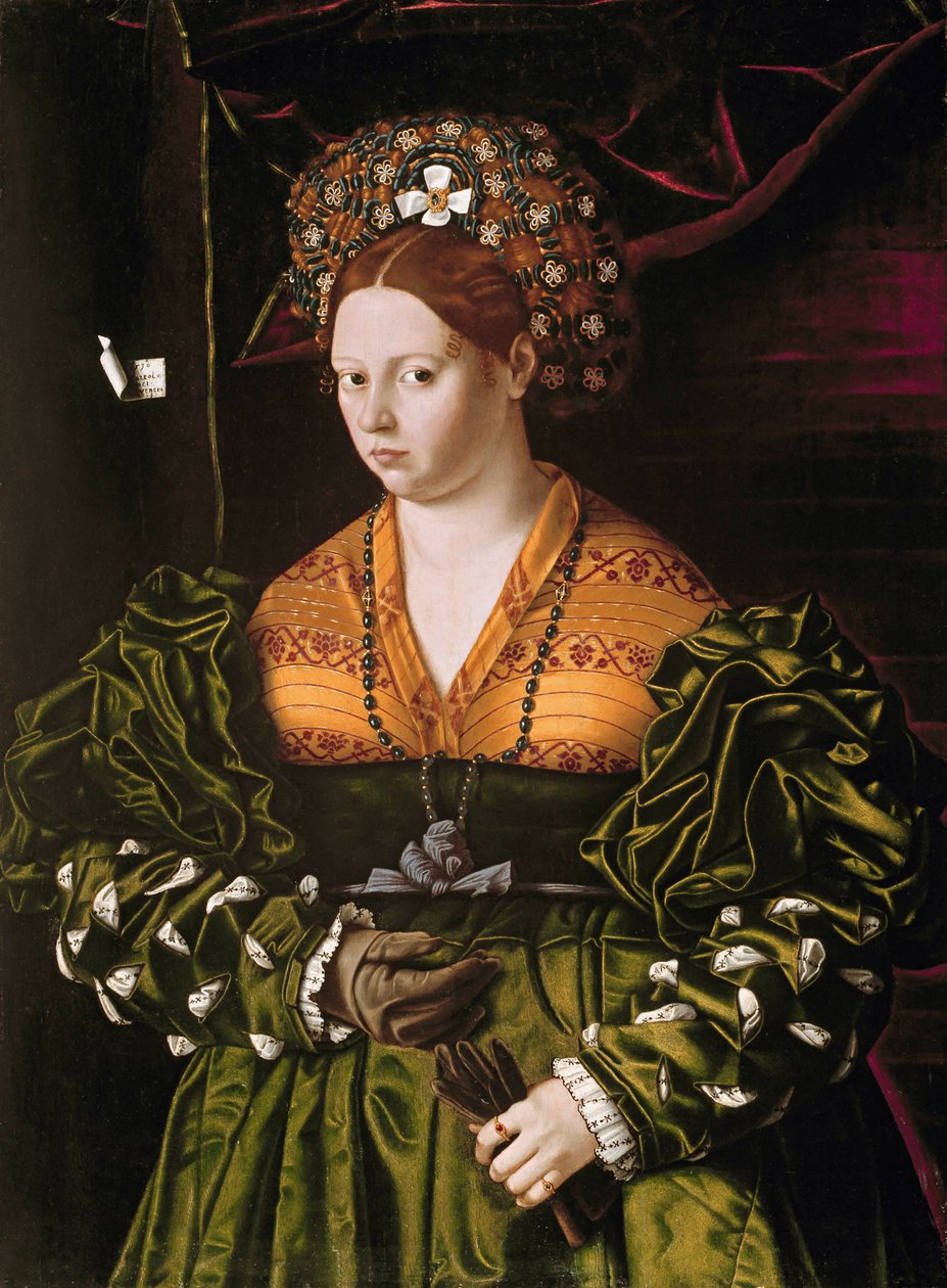 Portrett av en dame av Bartolomeo Veneto