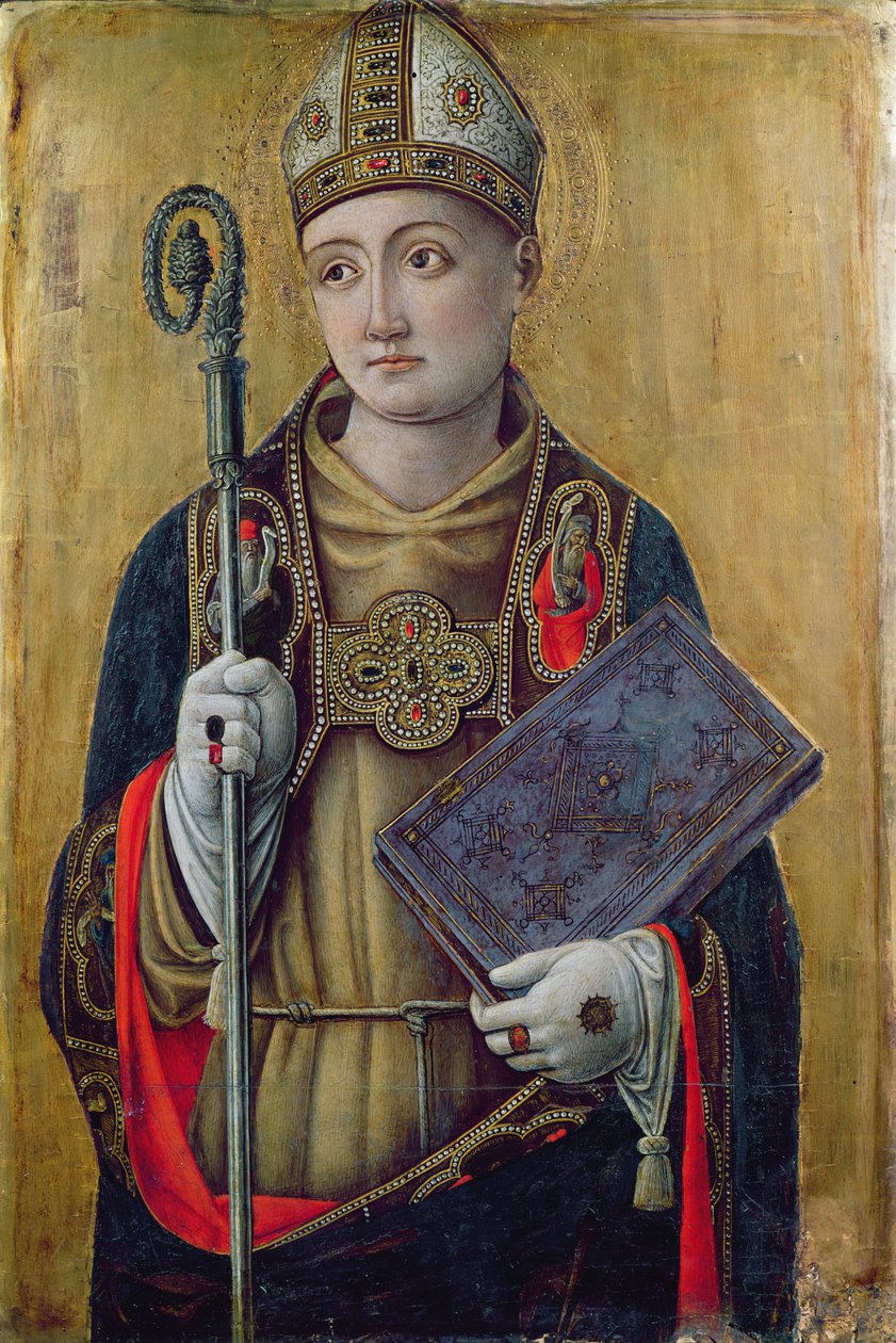 St. Louis (1274-97) av Toulouse (tempera på panel) av Bartolomeo Vivarini