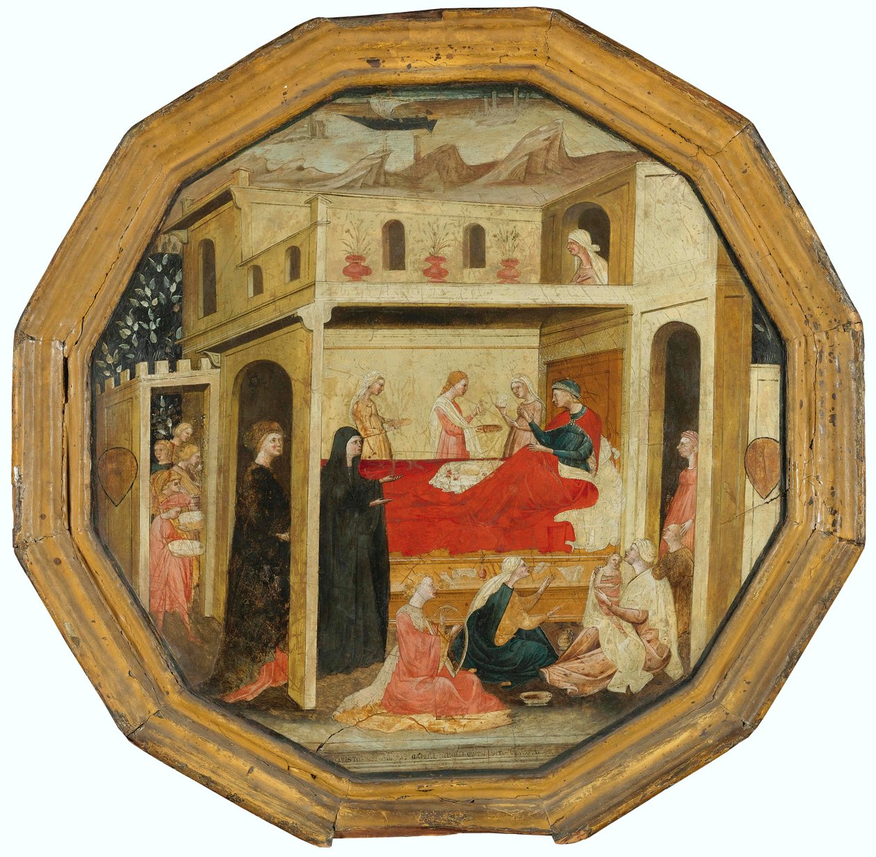 Fødselsbord (rett) av Bartolomeo di Fruosino