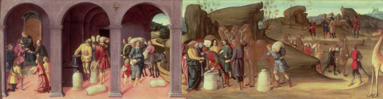 Historien om Joseph, II, (panel) av Bartolomeo di Giovanni