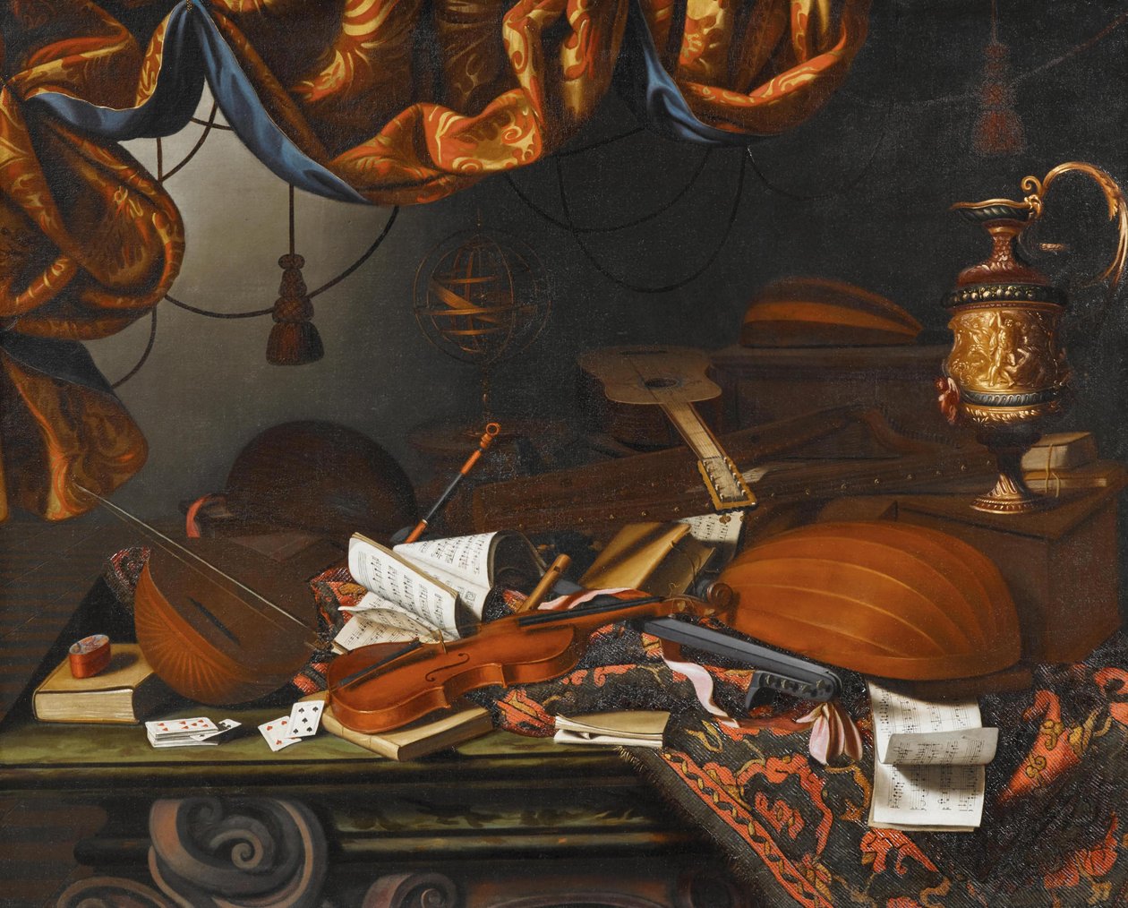Musikkinstrumenter. av Bartolomeo Bettera