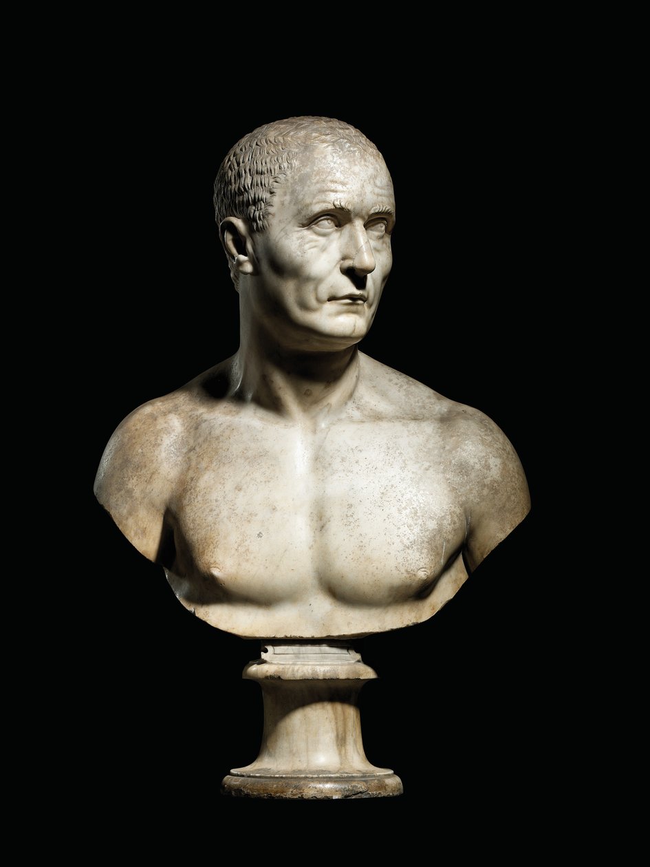 Byste av en mann av Bartolomeo Cavaceppi