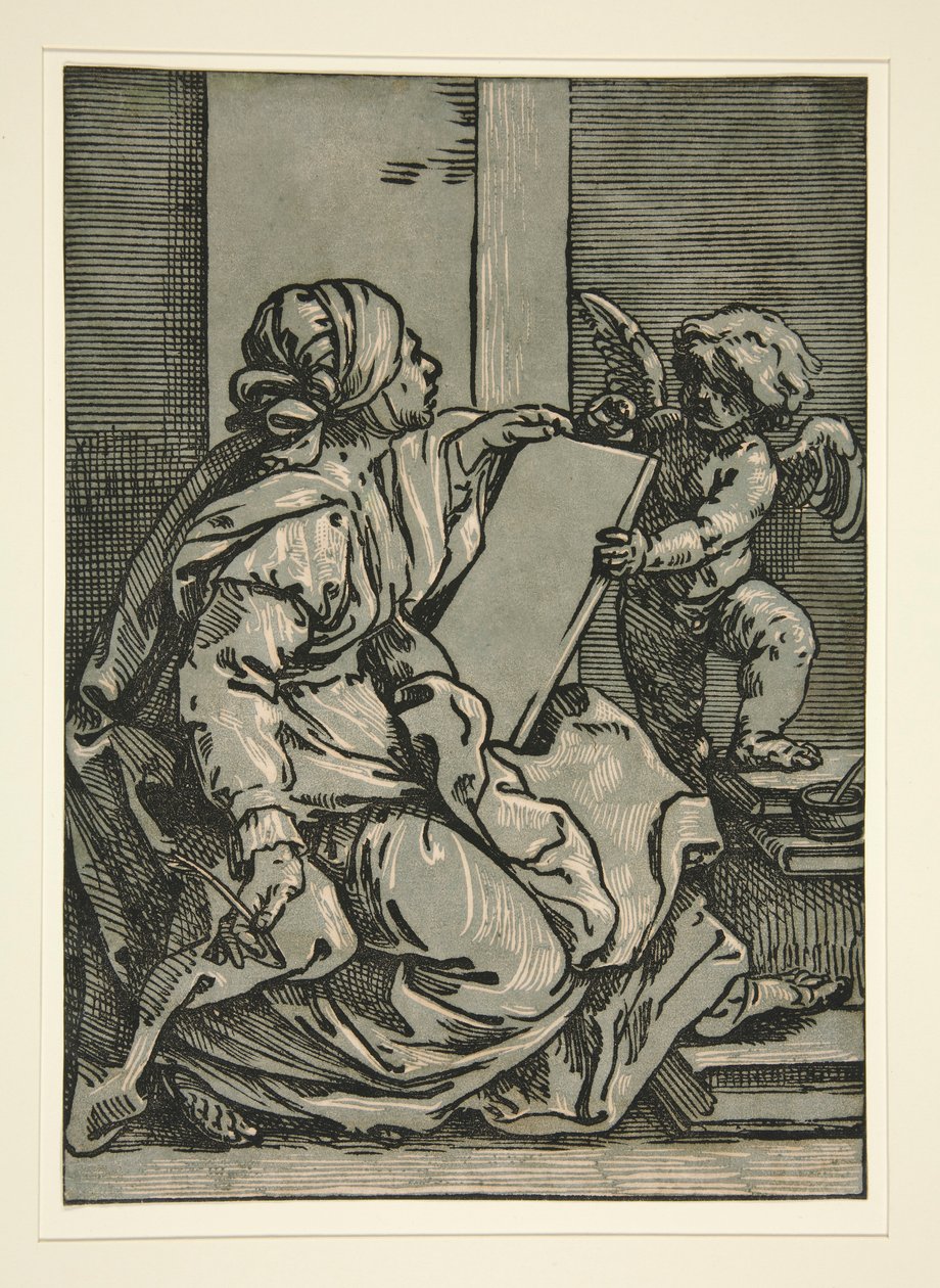 En sibylle av Bartolomeo Coriolano