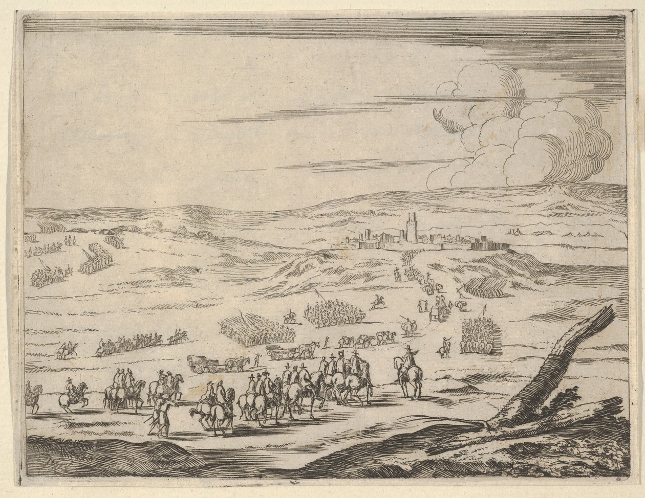 Til tross for tyskernes og spanjolenes tøffe motstand, Francesco I d'Este, den ..., 1659. av Bartolomeo Fenice