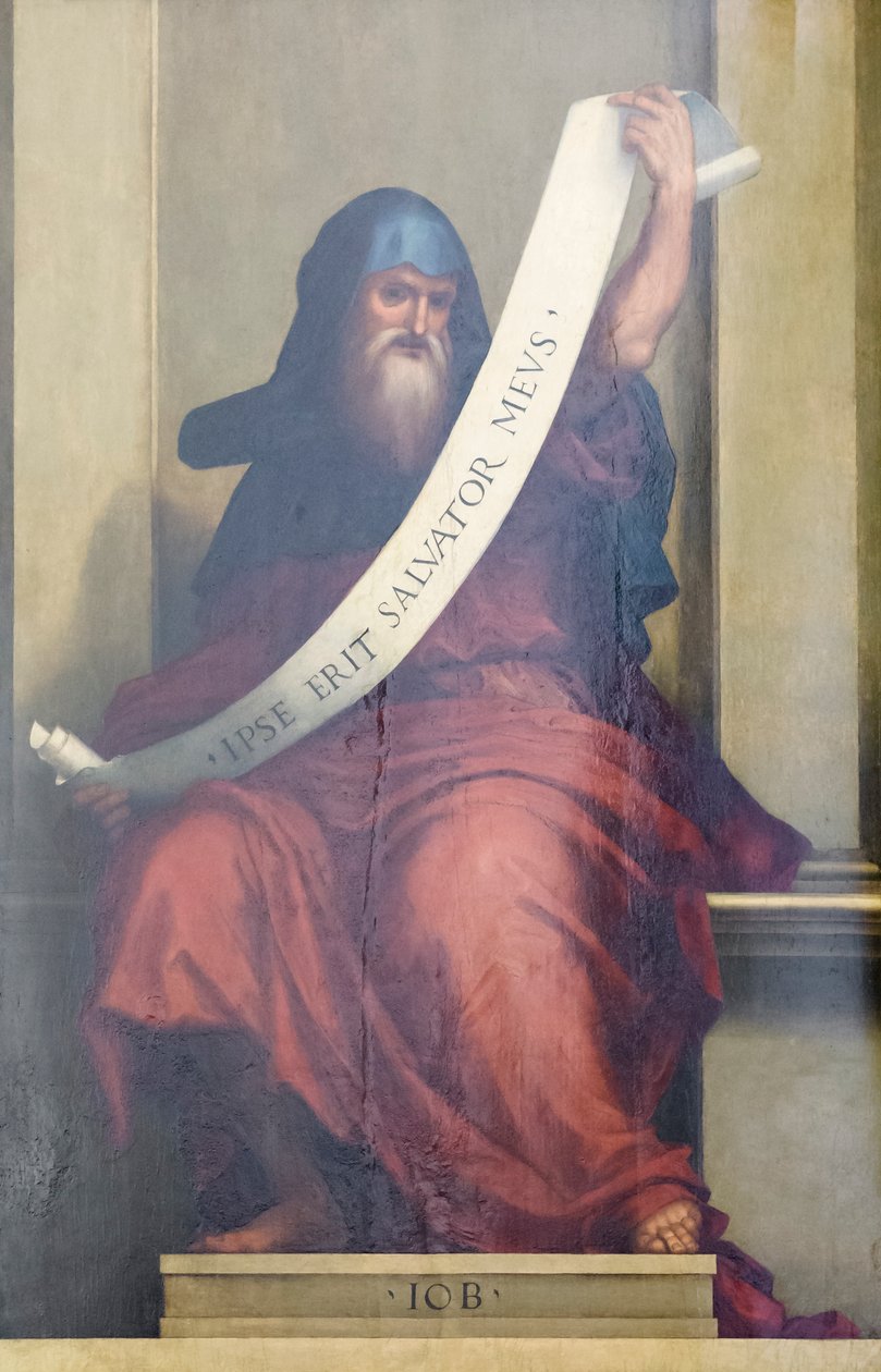 Profeten Job av Bartolomeo Fra