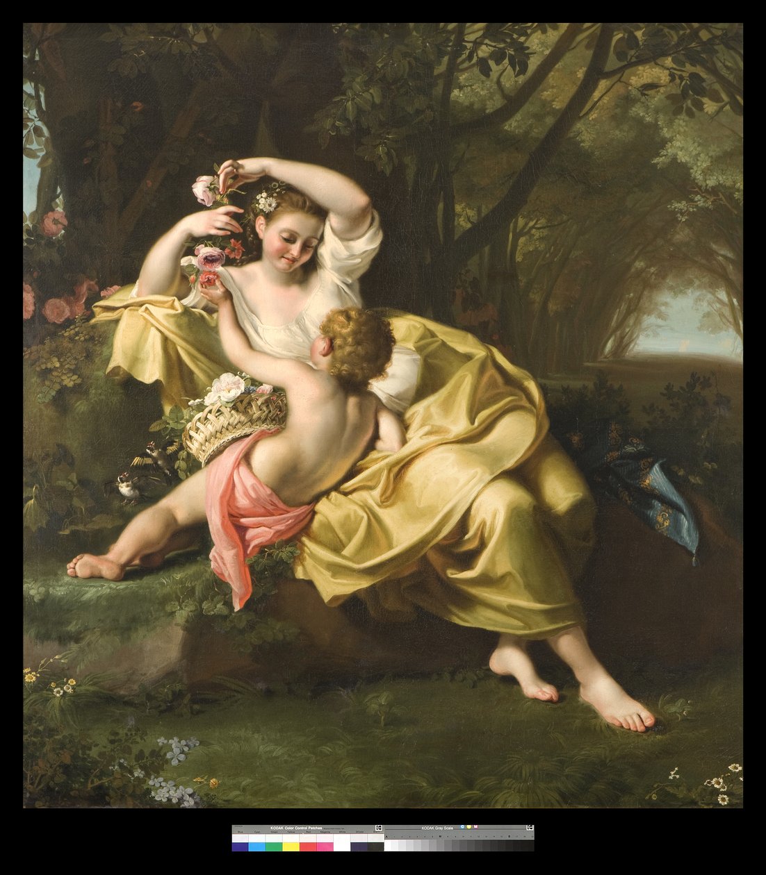 Allegori om våren, 1705-09 av Bartolomeo Guidobono