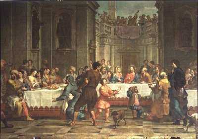 Bryllupsfest på Cana av Bartolomeo Litterini