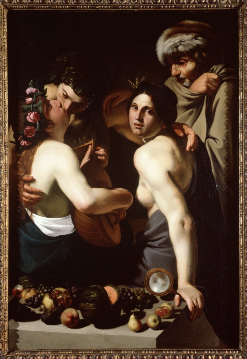 Allegori om de fire årstider, ca. 1610 av Bartolomeo Manfredi