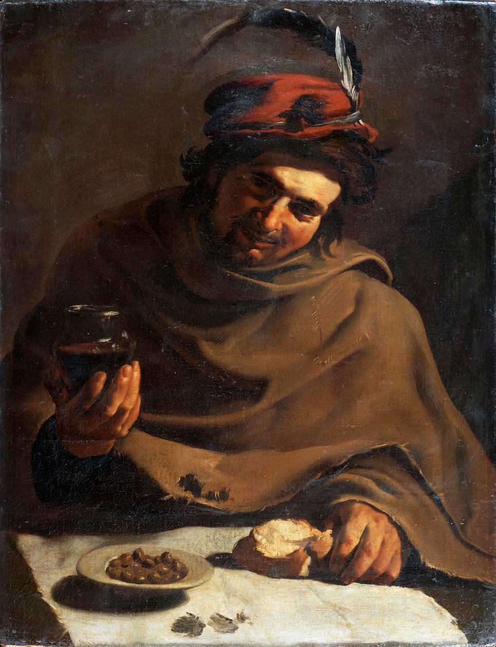Frokost, tidlig på 1600-tallet av Bartolomeo Manfredi
