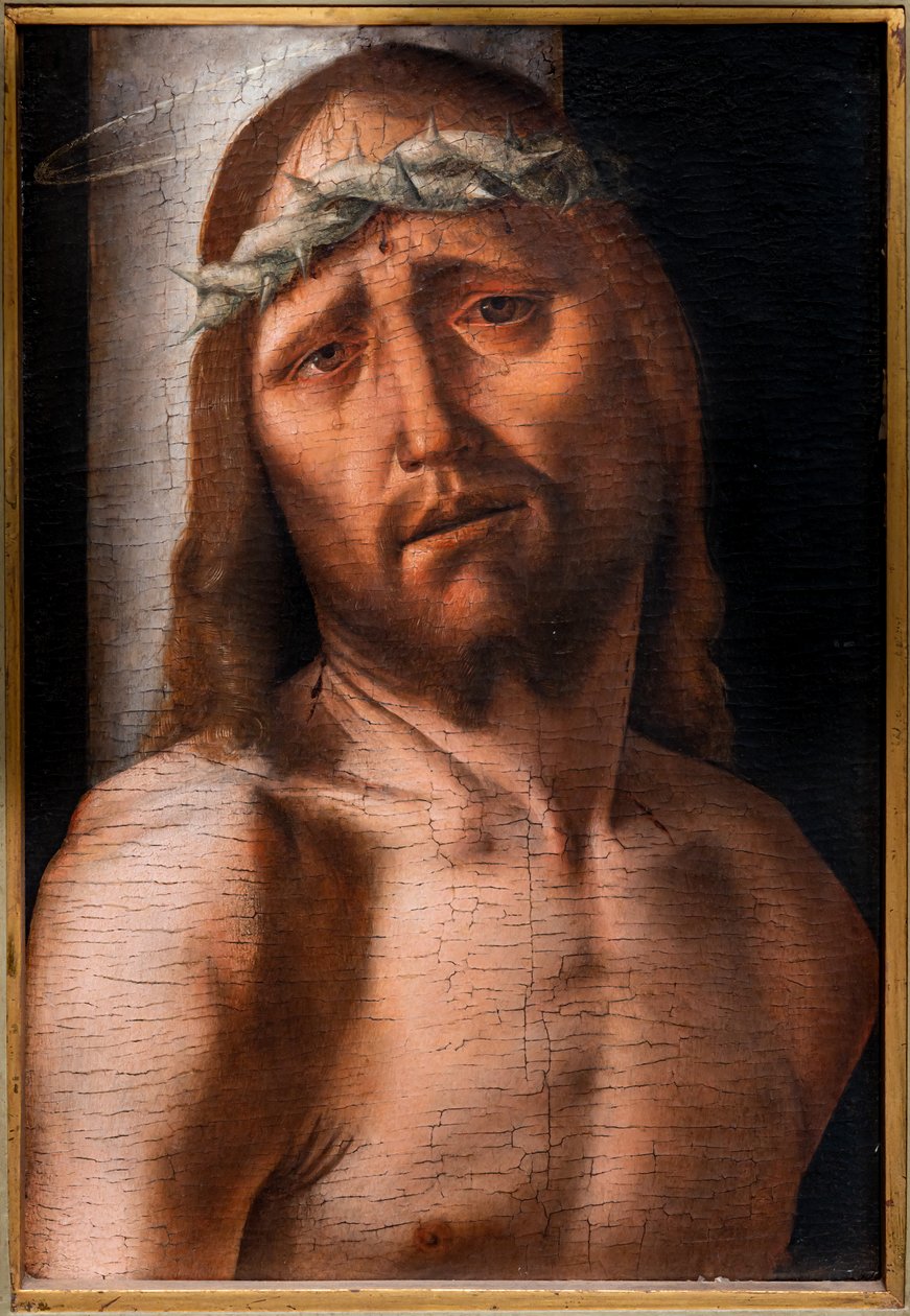 Kristus ved søylen, andre halvdel av 1400-tallet (olje på panel) av Bartolomeo Montagna
