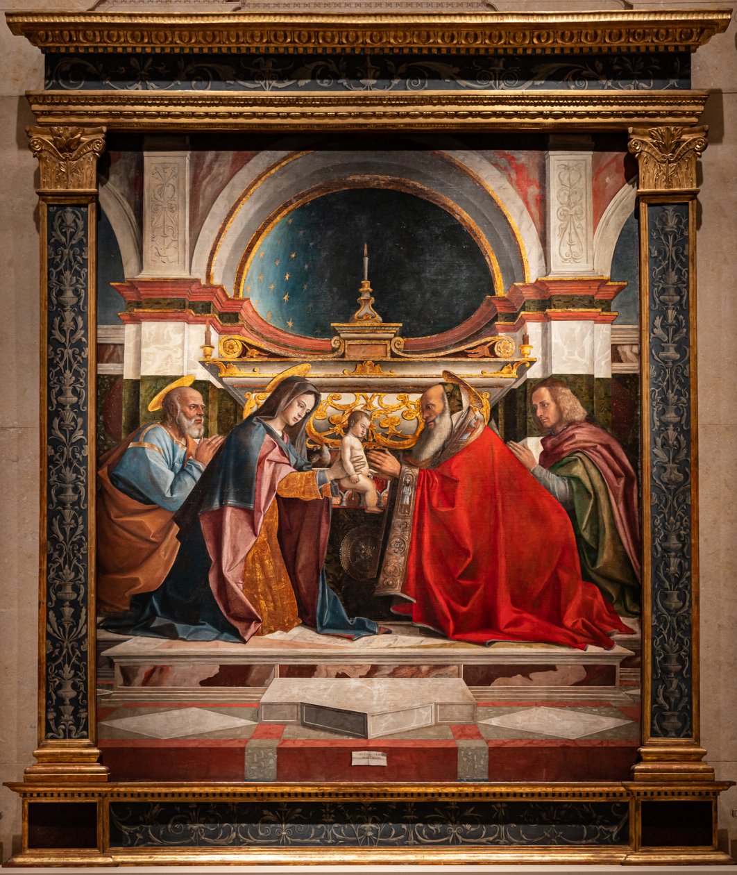 Presentasjon av Jesus i tempelet av Bartolomeo Montagna