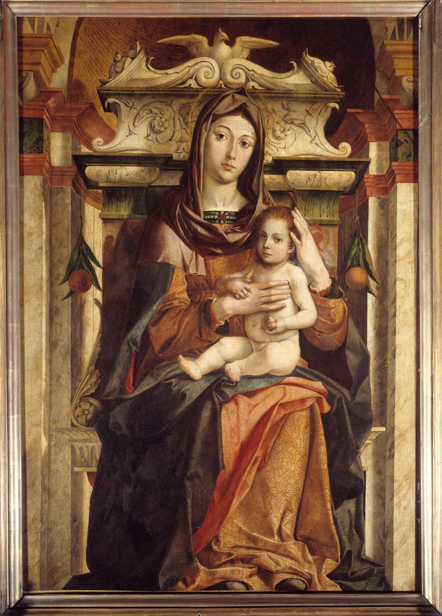 Jomfru- og barnemaleriet av Bartolomeo Montagna av Bartolomeo Montagna