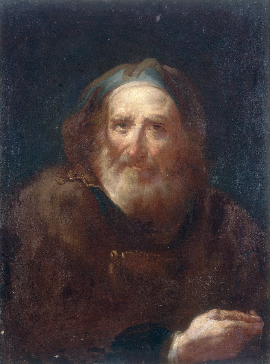 Portrett av en gammel mann av Bartolomeo Nazzari