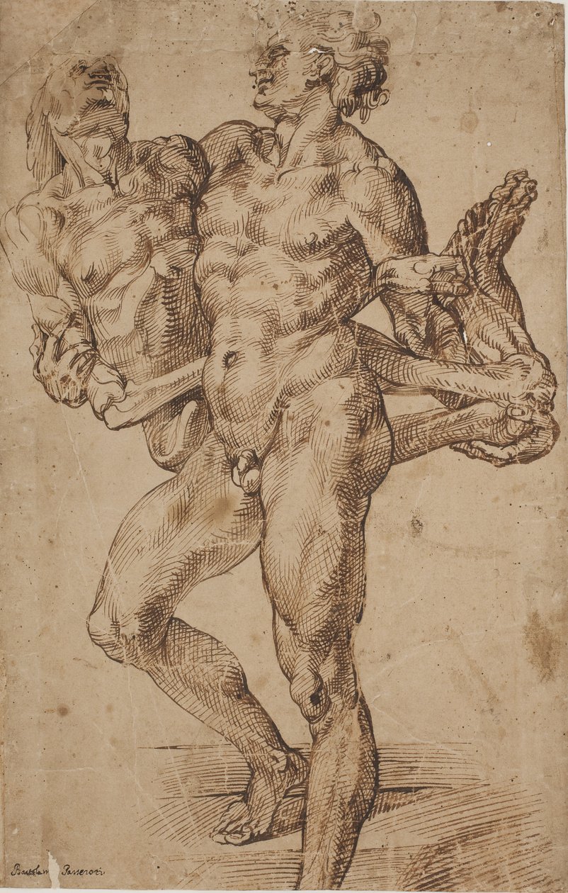 Aeneas og Anchises [?] av Bartolomeo Passarotti