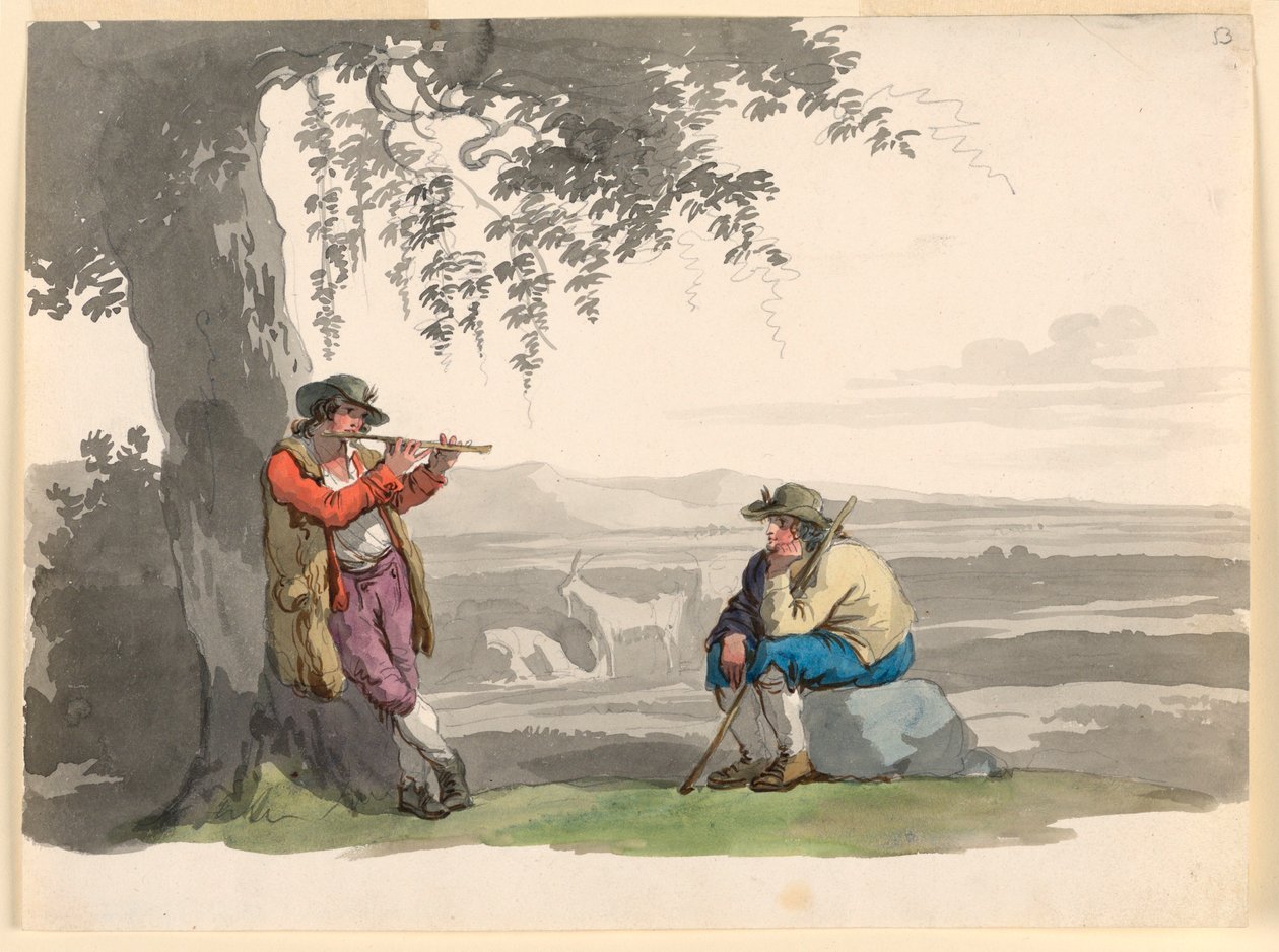 To hyrder i Campagna av Bartolomeo Pinelli