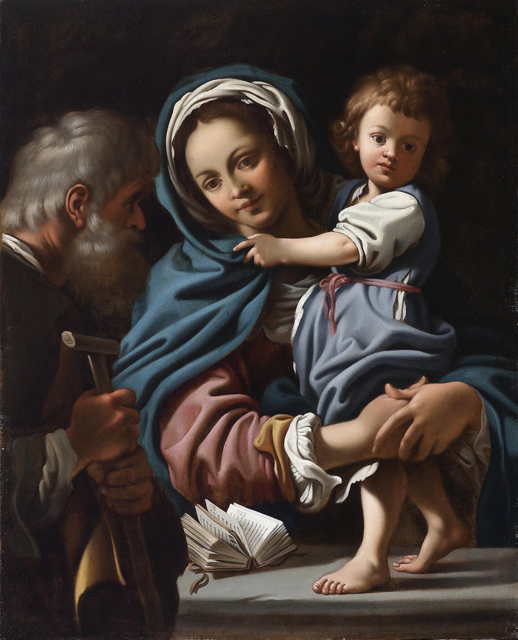 Den hellige familie av Bartolomeo Schedoni