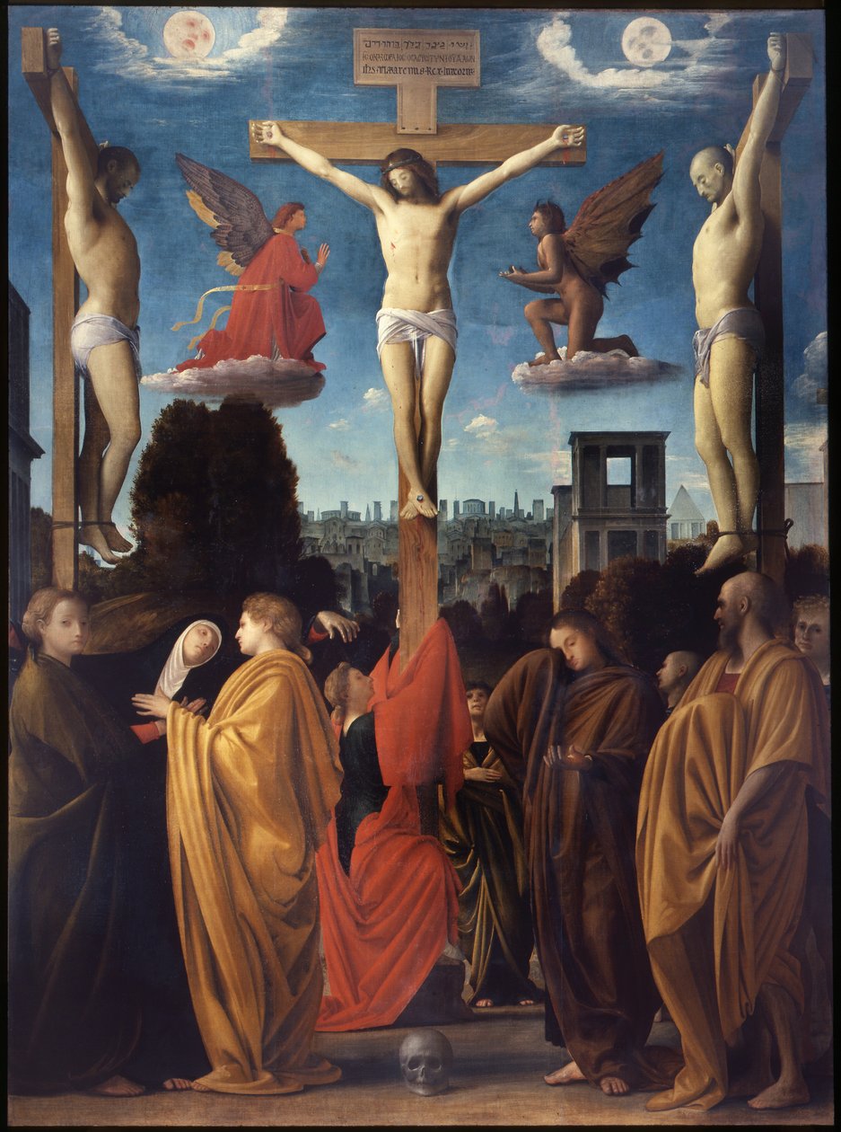 Korsfestelse av Bartolomeo Suardi Bramantino