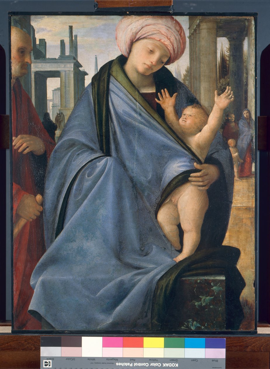 Hellige familie av Bartolomeo Suardi Bramantino