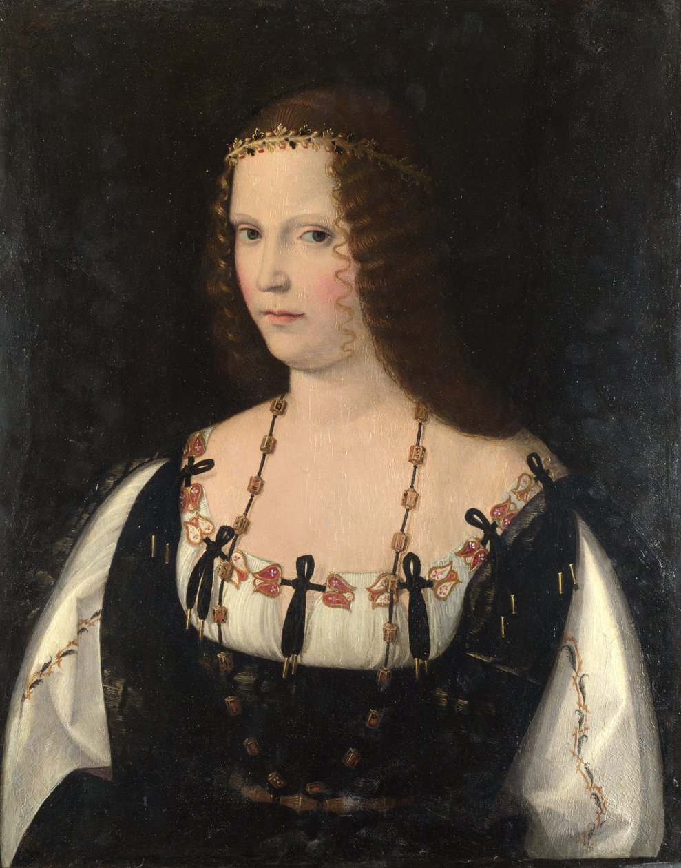 Portrett av en ung dame, ca. 1510 av Bartolomeo Veneto