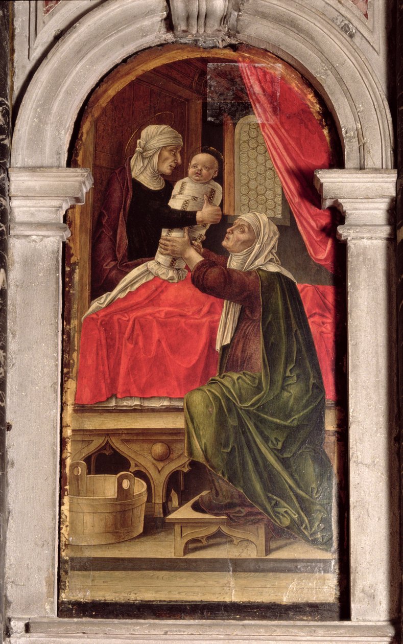 Triptych of the Madonna of the Misericordia, 1473 av Bartolomeo Vivarini