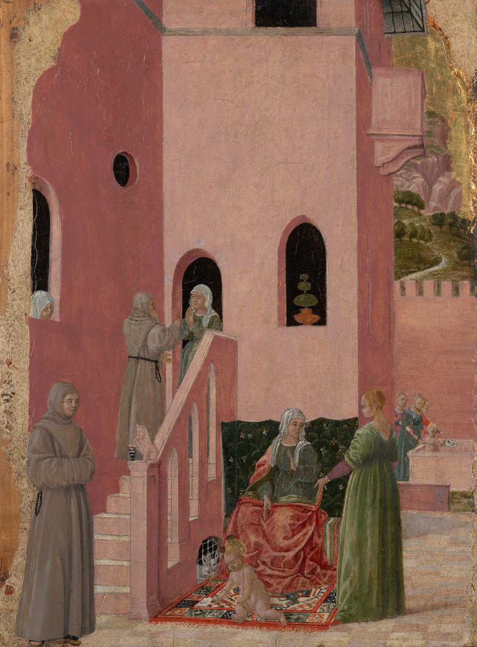 Fødselen til Saint Thomas Aquinas av Bartolomeo degli Erri