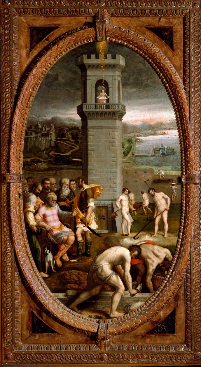 Danae av Bartolomeo di Mariano Traballesi