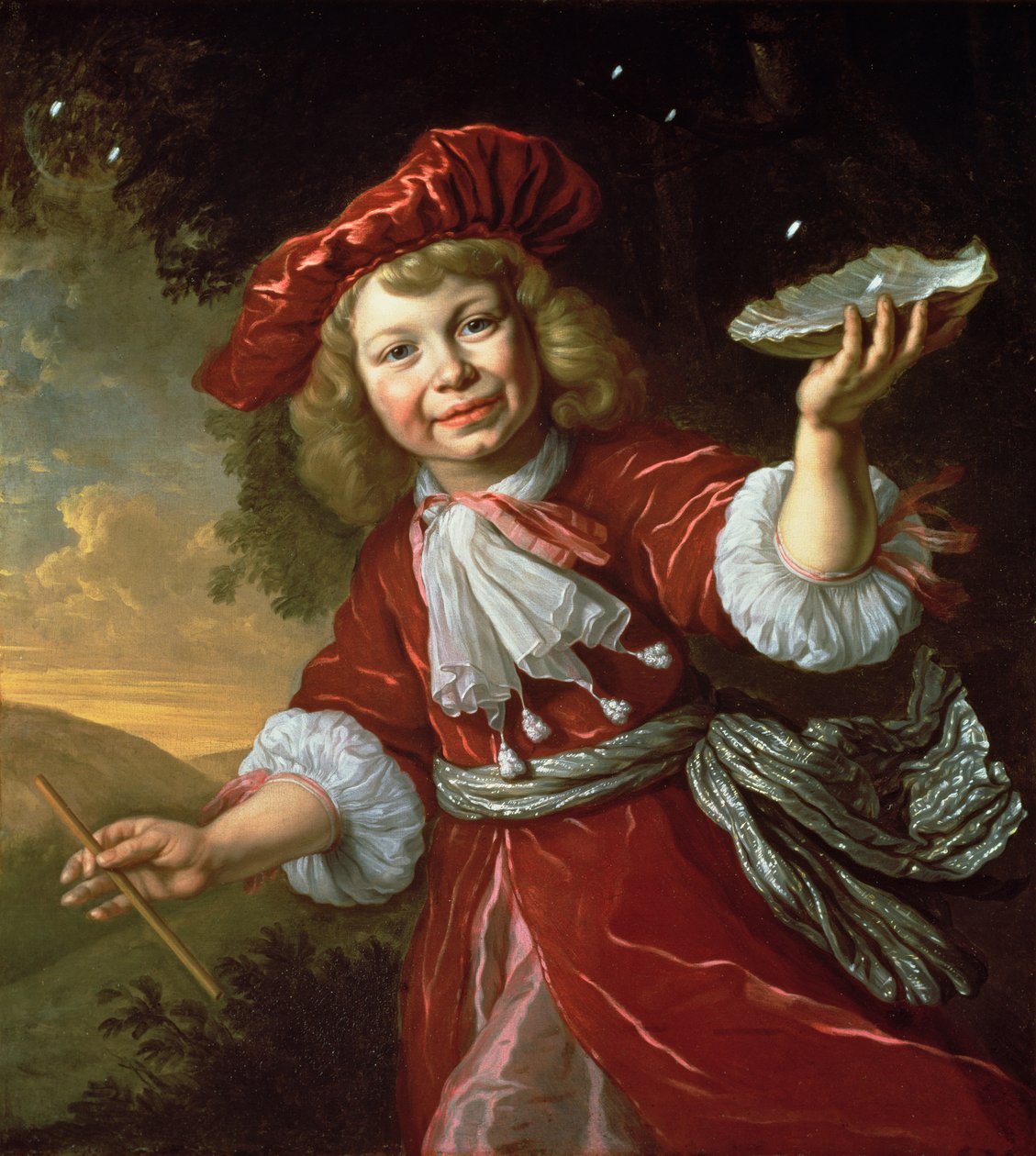 Homo Bulla: A Boy Blowing Bubbles, ca. 1665 av Bartolomeus van der Helst