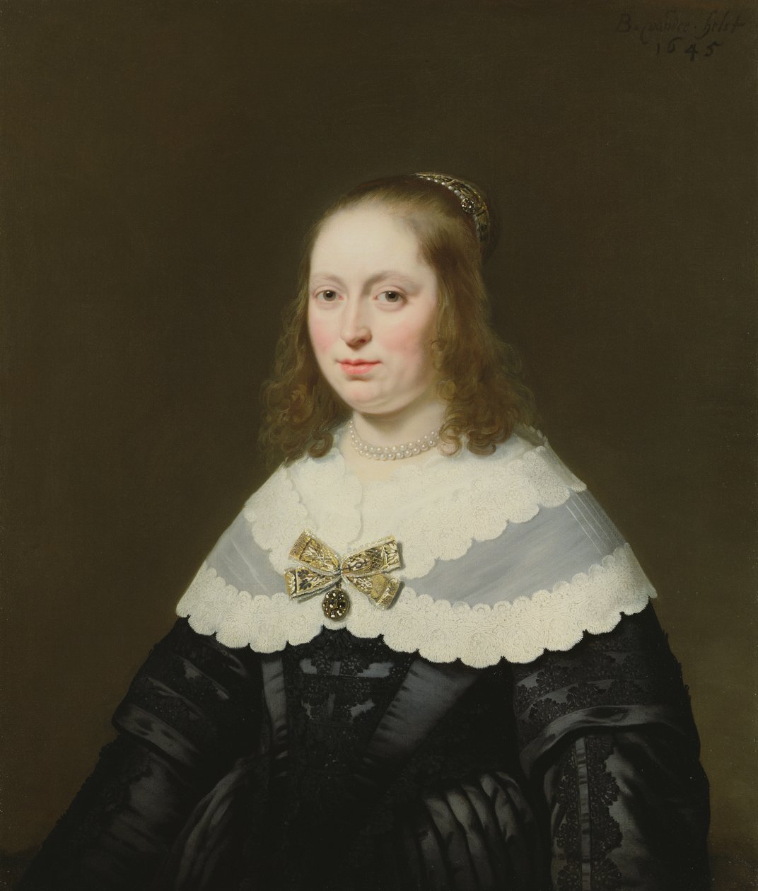 Portrett av Sophia Trip, kone til Balthasar Coymans av Bartolomeus van der Helst